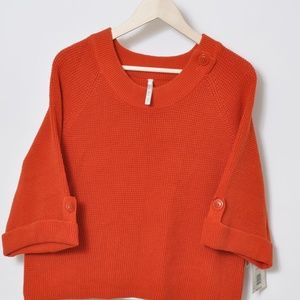 *Over size Sweater*Leo & Nicole Burn Amber Color